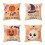 Ghost Throw Pillow Cases Horror Pumpkin Bat Polka Dot 4 1
