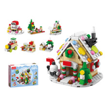 Christmas Building Blocks Set Small Particle Toy Santa Gift
