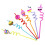 Mini Christmas Tree Decoration with Star and Wooden Base 1