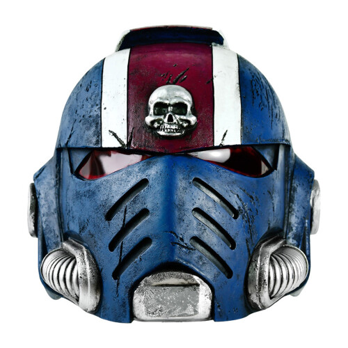 Sci-Fi Full Head Helmet for Halloween Cosplay (2 pcs)