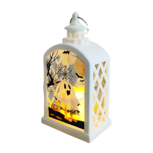 Halloween Lanterns Orange LED Candles 1 Pack