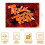 Halloween Skull Placemats Rectangle 4 pcs 12x18 inch 5