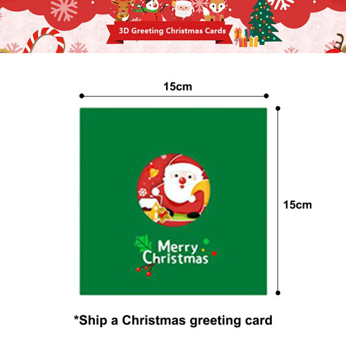 Christmas 3D Folding Greeting Card 1