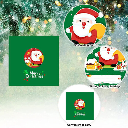 Christmas 3D Folding Greeting Card 2