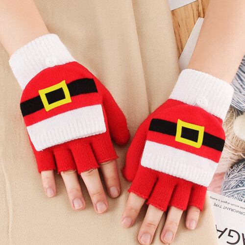 Kids Christmas Winter Warm Gloves Pair 2