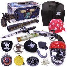 Pirate Cosplay Kit Costume Accessories 16-Piece