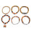 Halloween Bracelets Ghost Pumpkin Charm Elastic Beaded Women 1