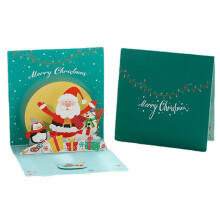 3D Christmas Card with Tree Design for Students