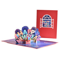 Christmas Pop Up Card 3D Handmade