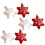 Velvet Star Tree Topper Red 1 Piece 1