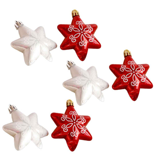Velvet Star Tree Topper Red 1 Piece