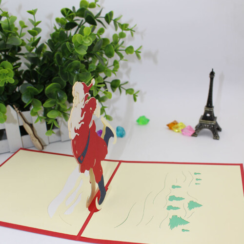 Christmas Card Handmade 3D Popup Greeting Card 2