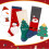 Christmas Mini Stockings Classic Fireplace Hanging 5