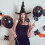 Halloween Golden Witch Hats 4pcs 3