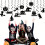 Halloween Party Decorations Black Ghost Pumpkin Skull Witch 3