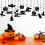 Halloween Party Decorations Black Ghost Pumpkin Skull Witch 5