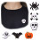 LED Halloween Brooches Ghost Bat Pumpkin 6 pcs 1