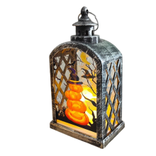 Halloween Lanterns Orange LED Candles 1 Pack