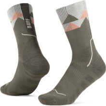 (S, Beetle Green) Buff ThermoNet Crew Socks