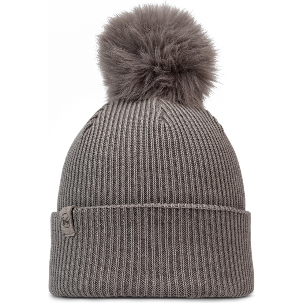 Buff Unisex Brown Adults Knitted Hat - Image 2