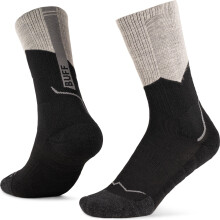 (M, Black) Buff Merino Mw Medium Weight Crew Socks