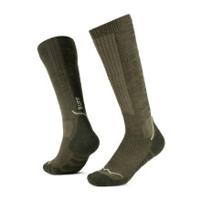 (M, Olive) Buff Merino HW Over the Calf Walking Socks