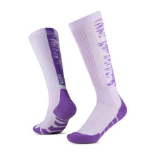 (L, Lilac Ice) Buff Merino HW Over the Calf Walking Socks