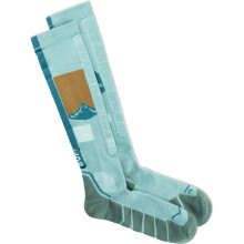 (S, Sea Green) Buff HW Merino Wool Over the Calf Walking Socks