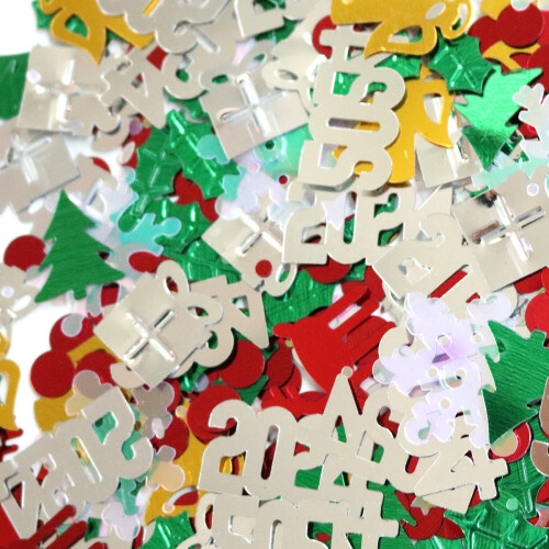 Christmas Confetti Pack Snowflake Pine Alphabet 6 2