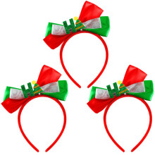 Christmas Headbands Felt Santa Snowman Reindeer Design
