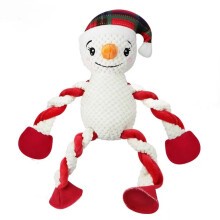 Christmas Reindeer Squeaky Plush Dog Toy for Medium Breeds