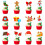 Red Round Knitted Snowflake Tree Skirt 122 cm 1