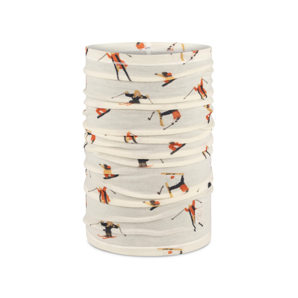 Buff Tinsu Merino Lightweight Neck Gaiters - Ecru - Image 2