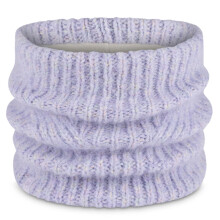 (One Size, Lilac Ice) Buff Eyla Knitted & Polar Neck Gaiters