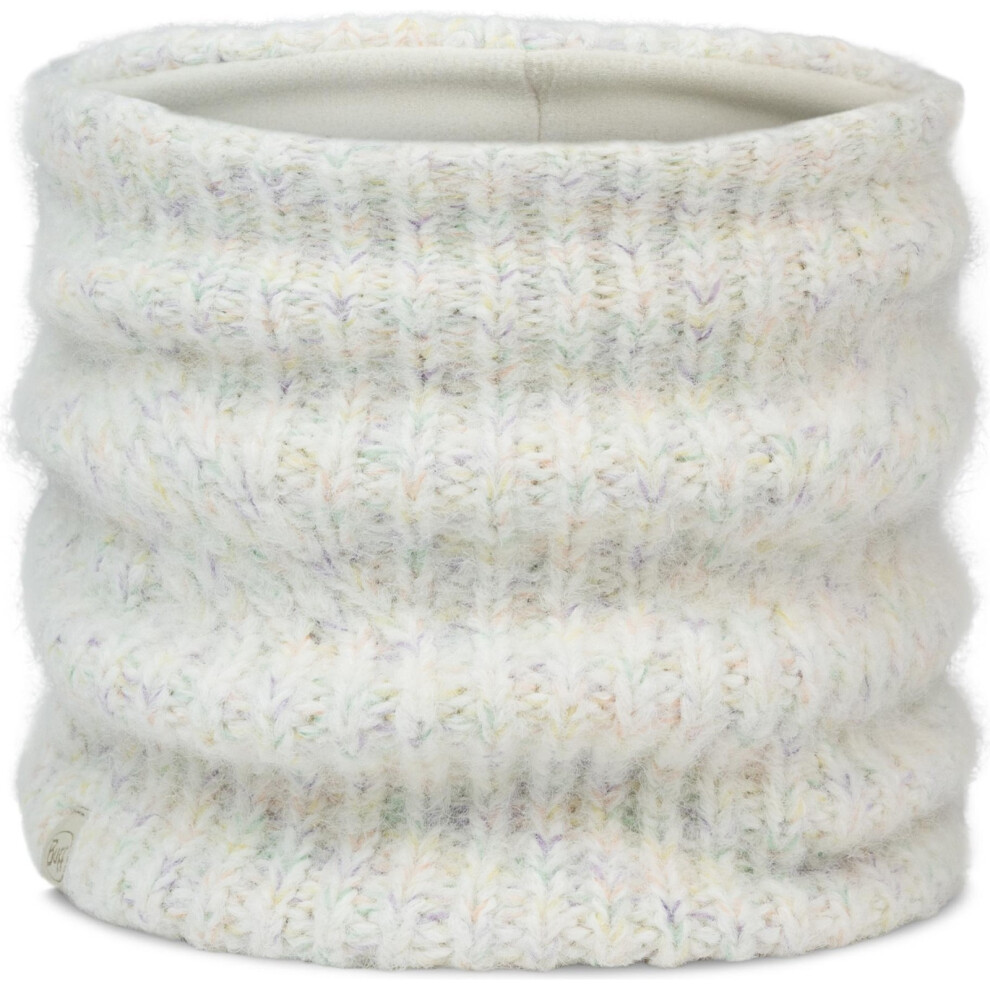 Buff (One Size, White) Eyla Knitted & Polar Neck Gaiters - Image 2