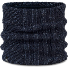 (One Size, Night Blue) Buff Akna Knitted & Polar Neck Gaiters