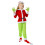 Grinch Costume Green Fur Monster Mask 1