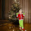 Grinch Costume Green Fur Monster Mask 3