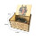 Wooden Music Box with Classical Carving Decoration 5