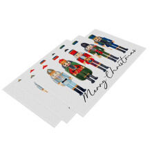 Christmas Linen Placemats Heat and Stain Resistant
