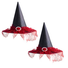 Halloween Witch Hat Headwear Oxford Cloth 2 pcs