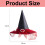 Halloween Witch Hat Headwear Oxford Cloth 2 pcs 2