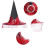 Halloween Witch Hat Headwear Oxford Cloth 2 pcs 3