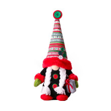 DéCor de Nouvel un PoupéE Tridimensionnelle Sans Visage DéCoration de NoëL Cadeaux de NoëL Jouets de Vacances Elf Gnome Ornements (B)