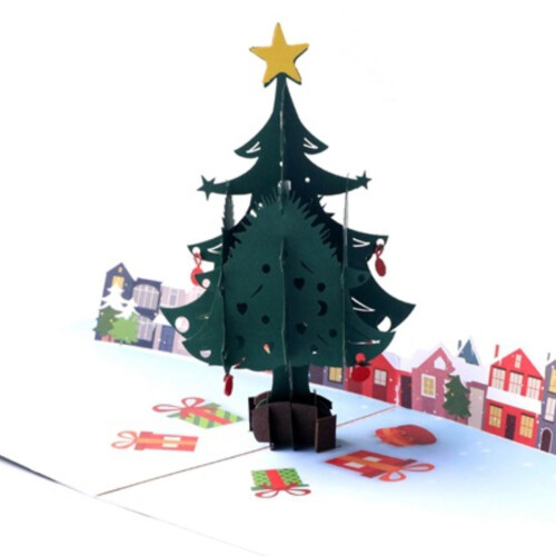 3D Christmas Greeting Cards with Envelopes 2