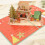 Christmas Pop Up Card Handmade 3D Greeting Card 4