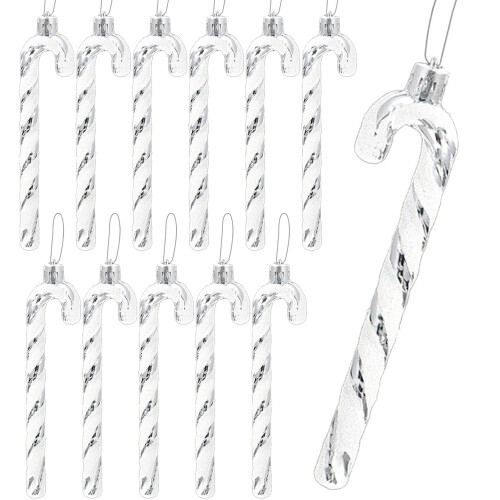 Candy Cane Christmas Tree Decorations 12 pcs