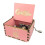 Wooden Music Box with Classical Carving Decoration 1