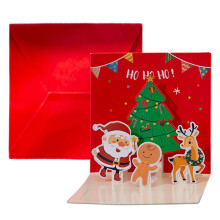 Christmas Greeting Card Handwritten Thank You Card