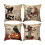 Halloween Pillowcases Gothic Skull Black Cat Pumpkin Decor 1